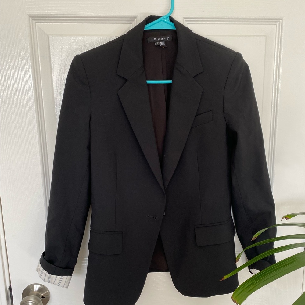 Size 4 Black Women’s Blazer with Silky inseam